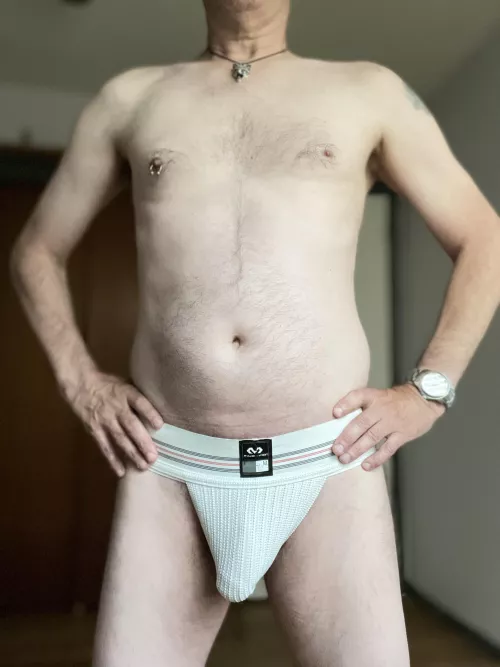 Dad in his jock