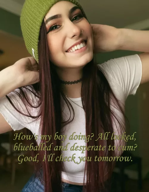 Daily check [femdom] [chastity]