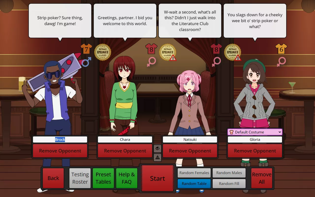 [Discussion][Chara] Just found out this stripping game has Chara in it, and she's one of the best characters I've played with, she really feels like Chara