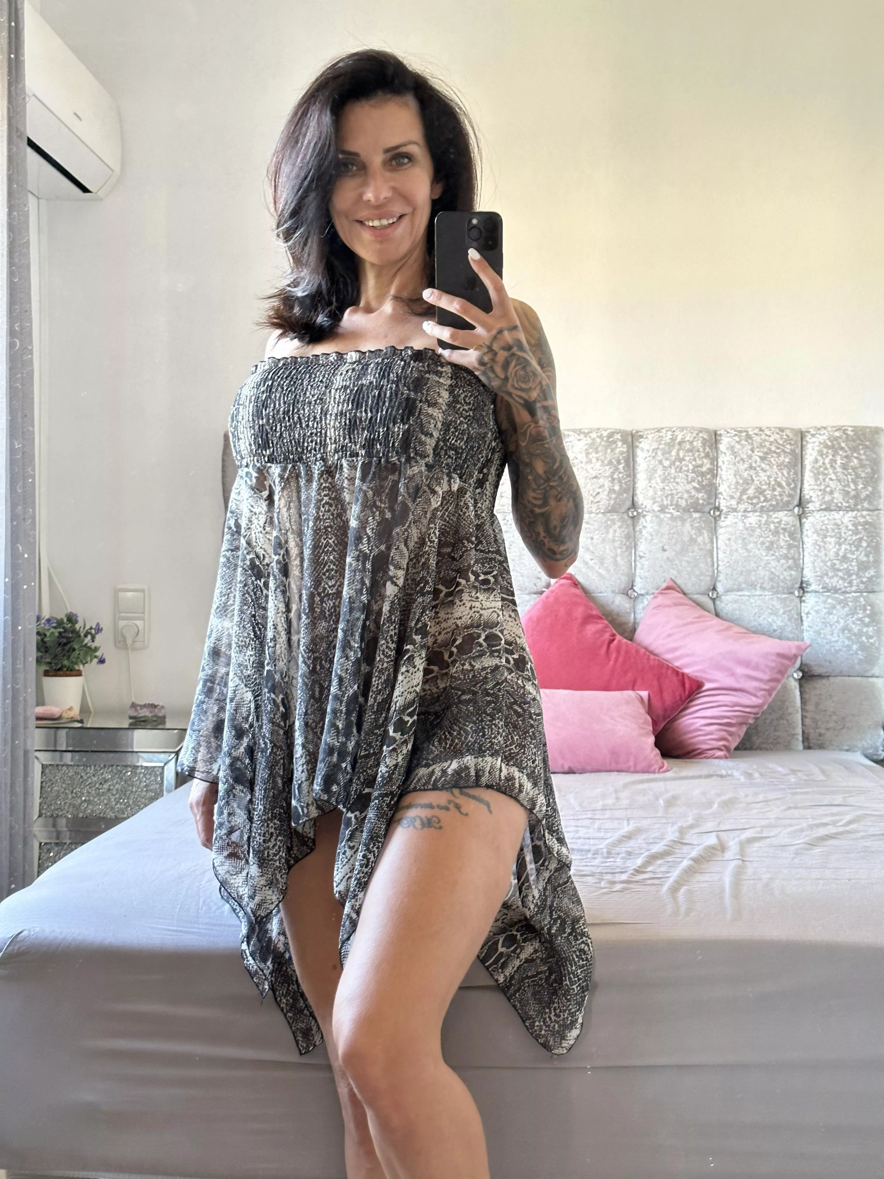 Do I have panties on or not? F48