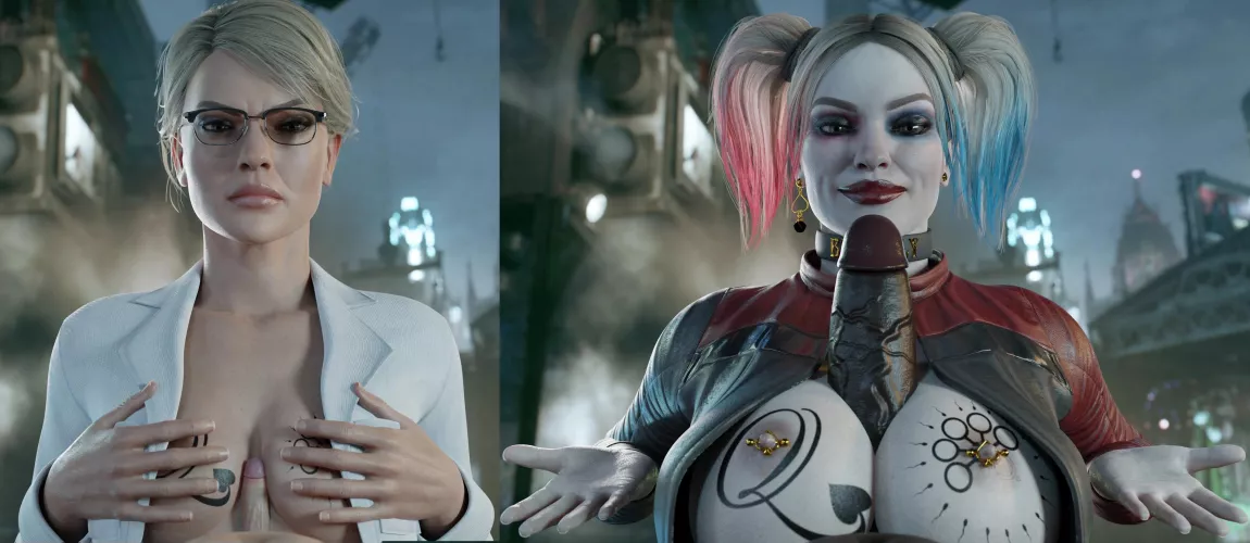 Harley Quinn loves getting Blacked [DC comics/Injustice 2] (Artist Unknown)