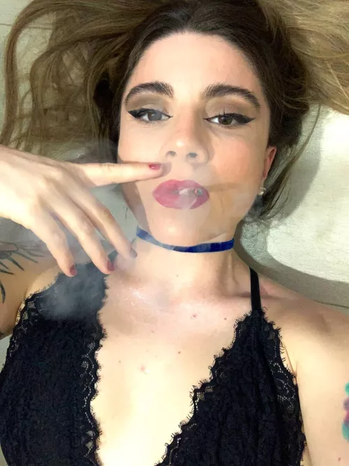 I love to smoke tabacco before and after sex.