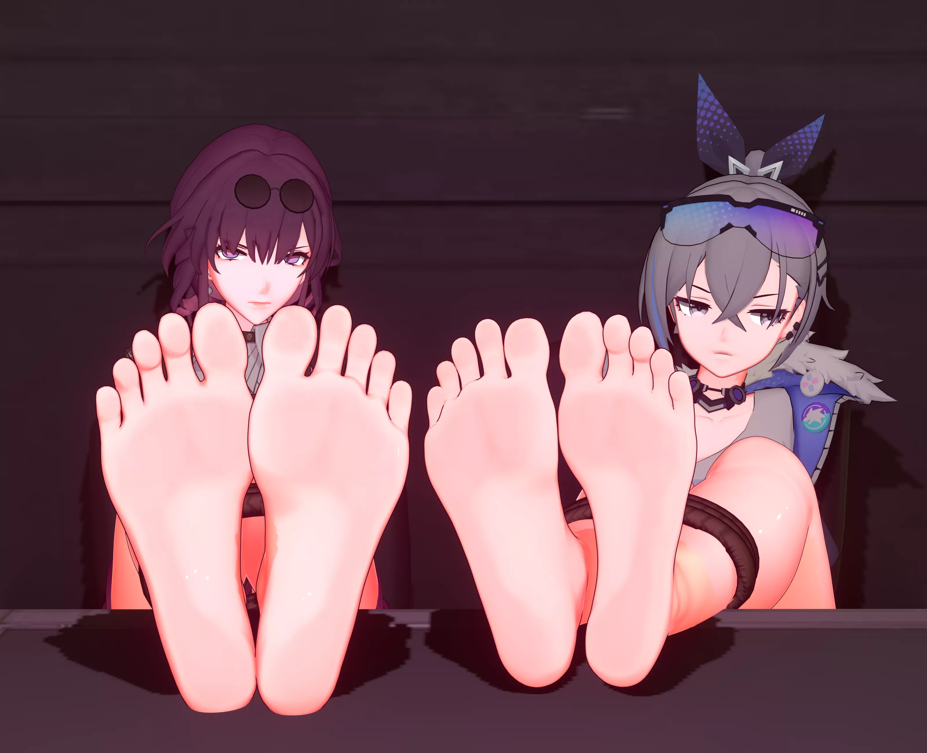 Kafka and Silver Wolf (Honkai: Star Rail) [Artist: AUXP)