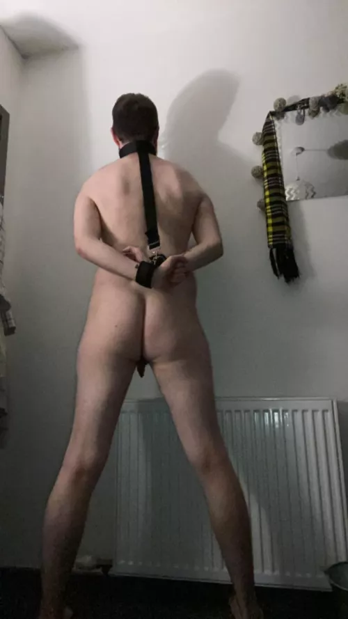 Need to be restrained like this when I’m getting railed hard😈