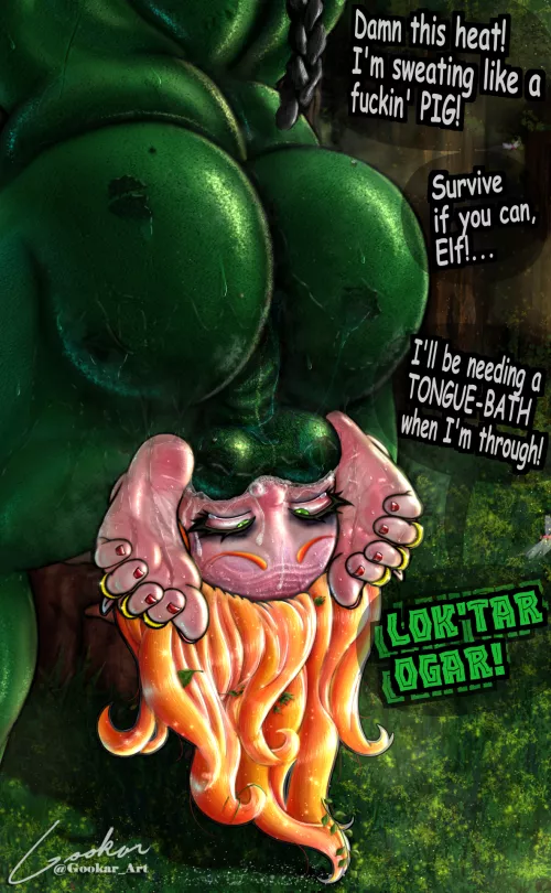 Orc Pile-Driving Blood Elf (Gookar)