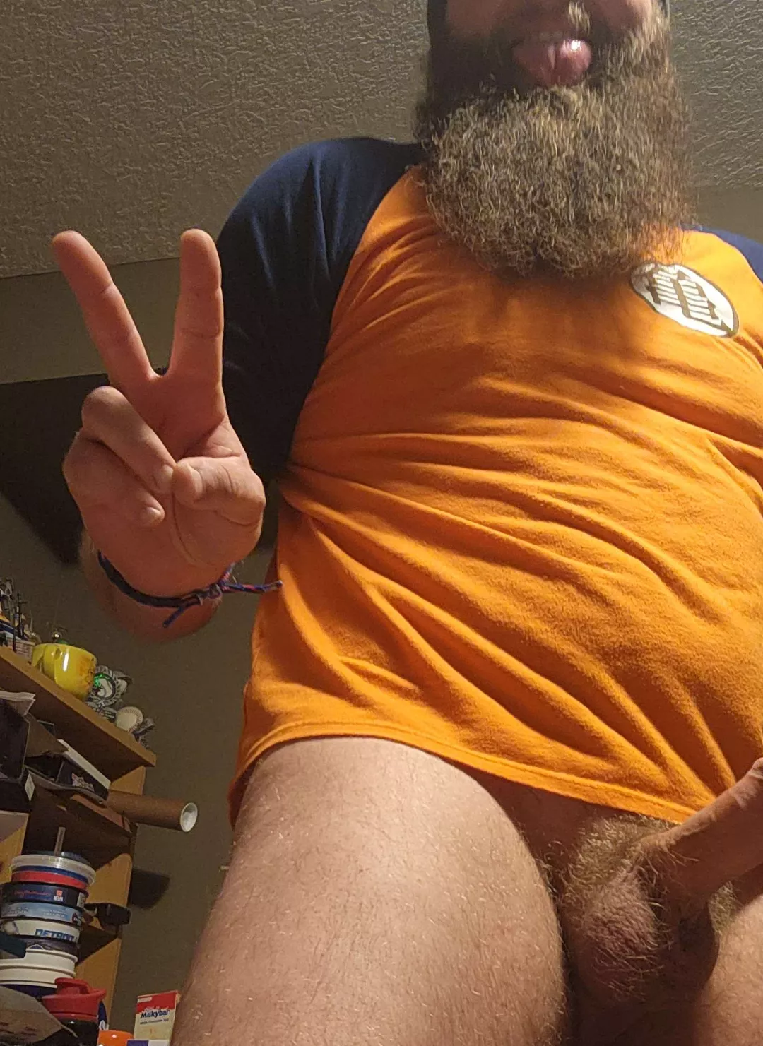 Super Saiyan beard. 😋😋