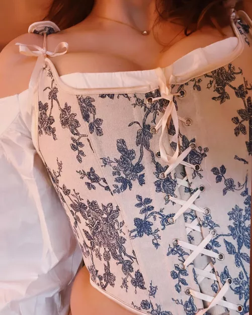 This corset is so pretty, and does such great things for my body. What do you think?