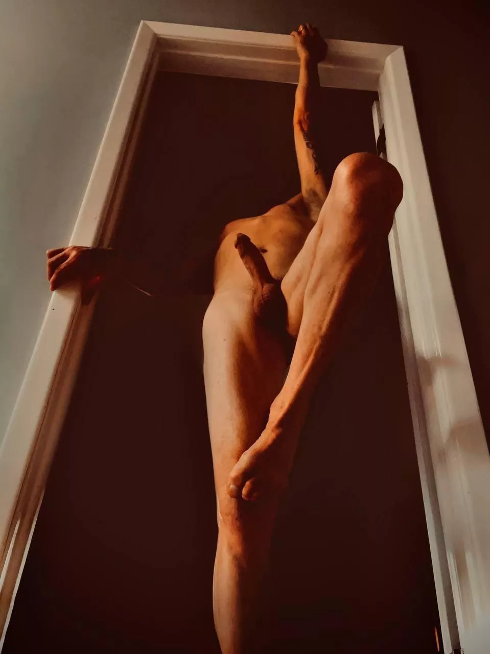 Through the open door