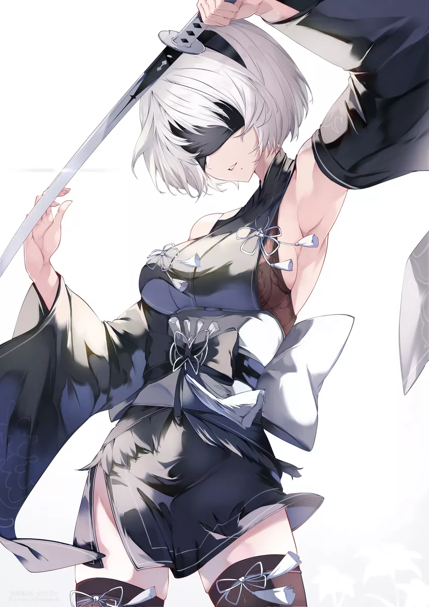 Uniform 2B art by risumi