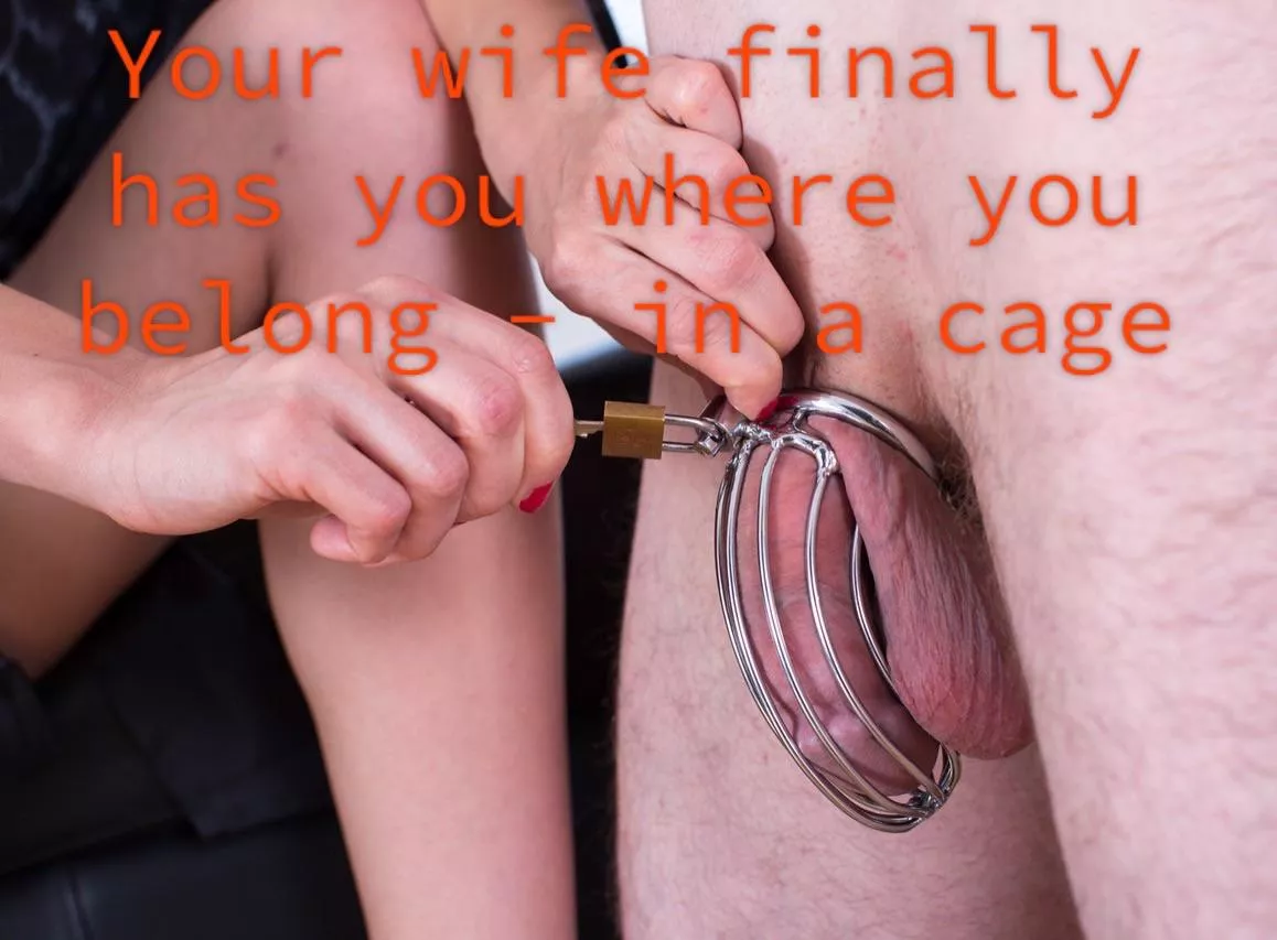 A caged husband is a happy husband