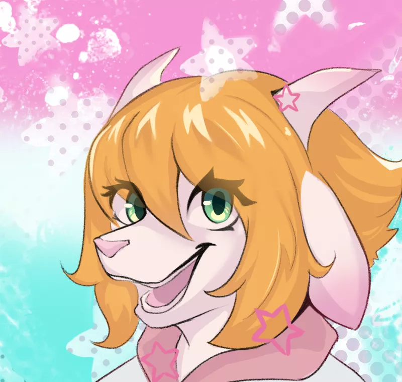 art for lucky! (art by me!)