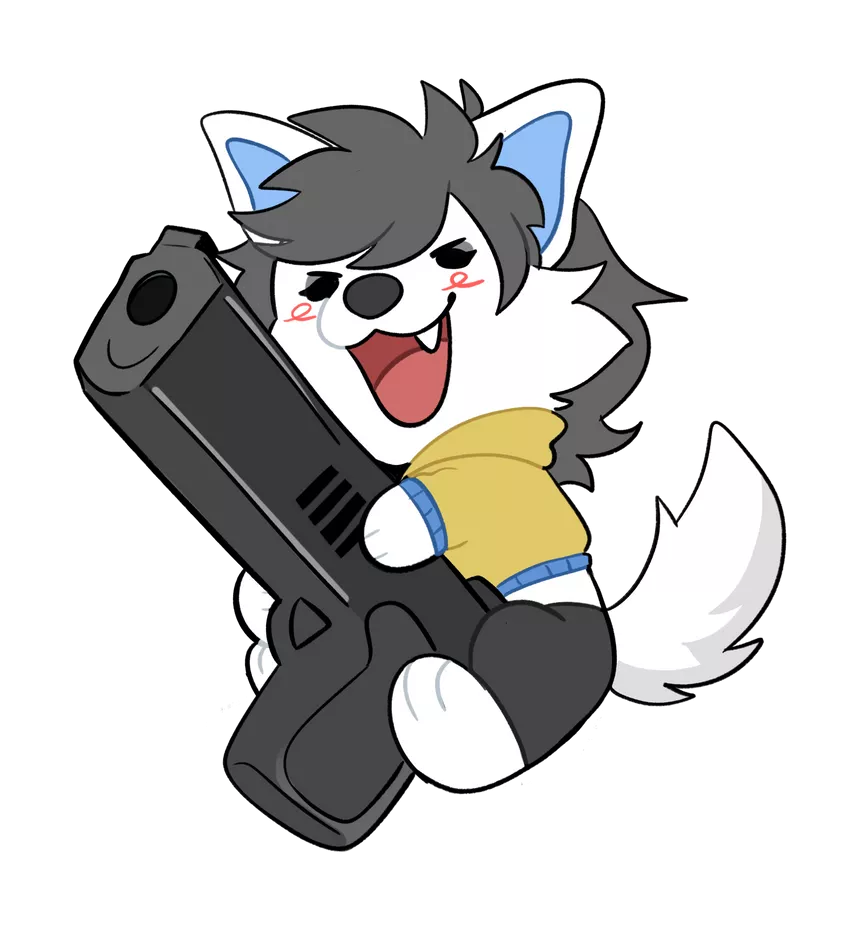Bang Bang! (Art by Mawbyte on Twitter)