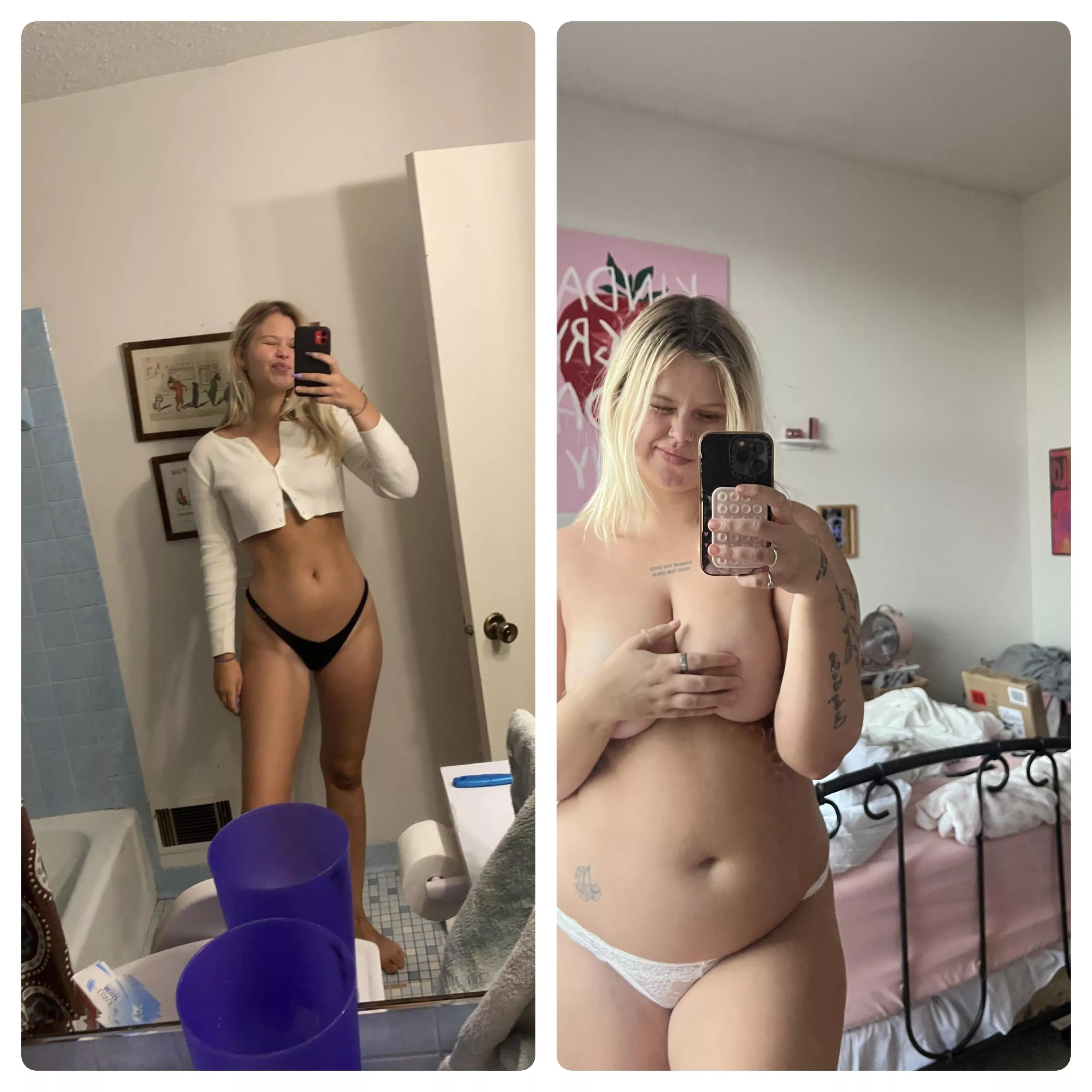 Can you believe the change?