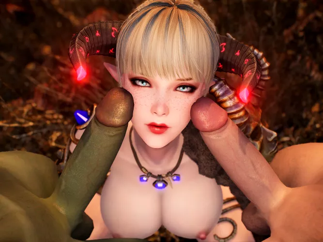 Double trouble 🥒😈 🍆