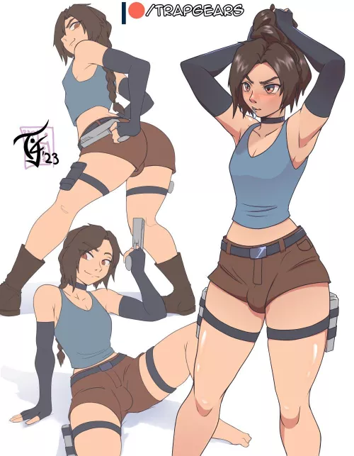 Femboy Lara Croft