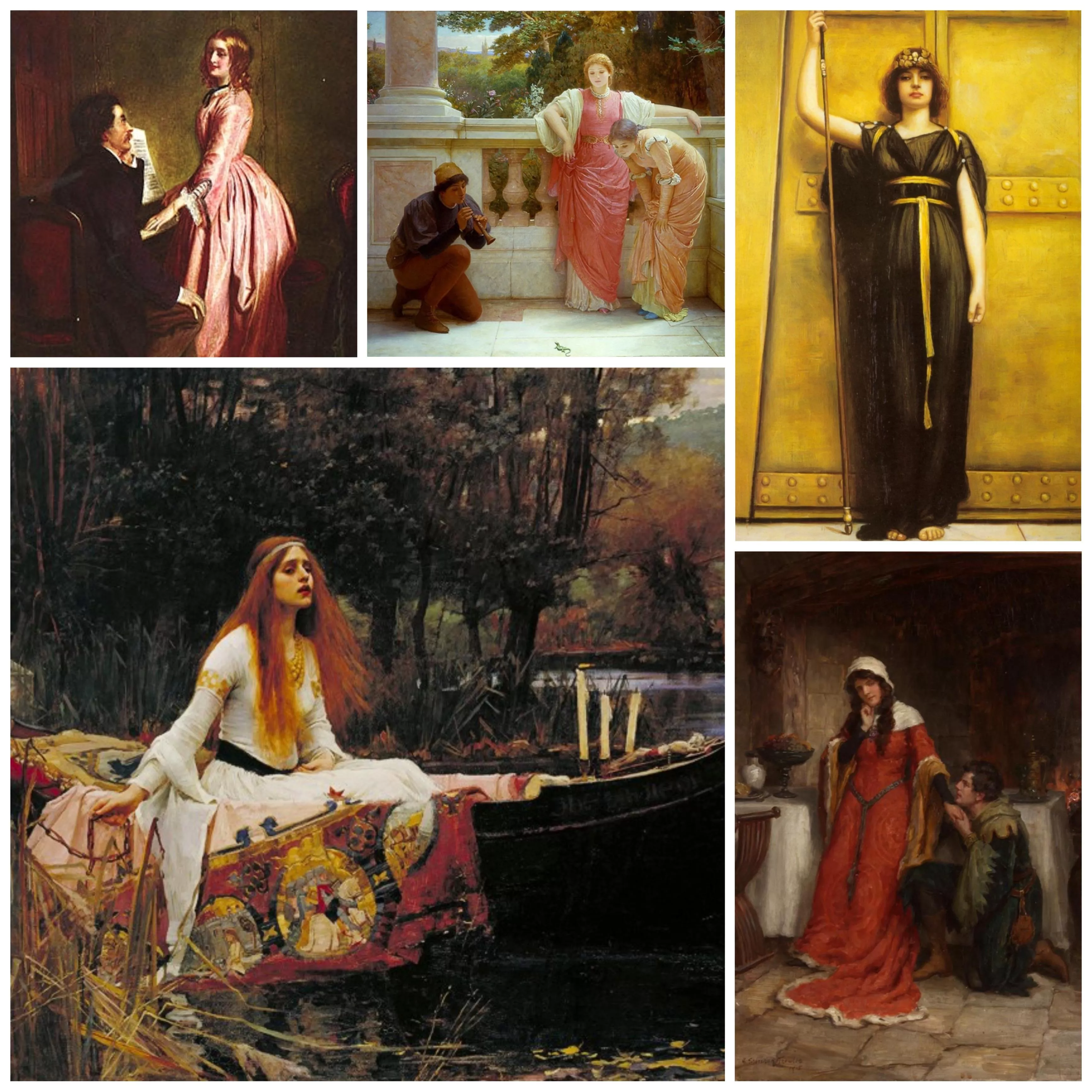 Femdom energy in late Victorian era art.