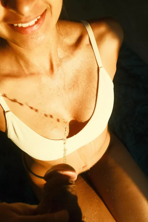 Golden shower during the golden hour