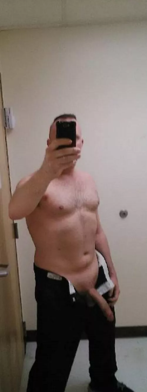 Hard at work, would you suck or fuck it [47]