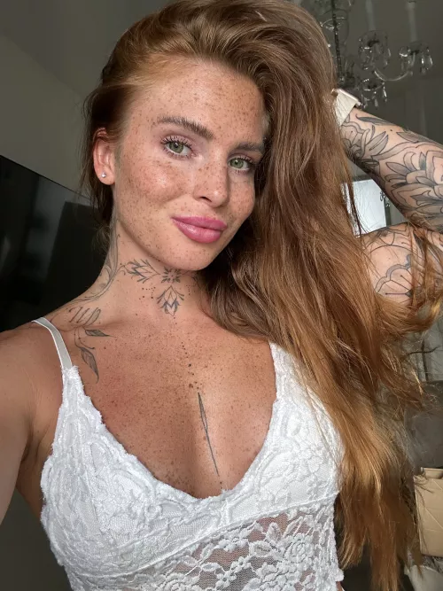 I love wearing no makeup so you can see all my freckles