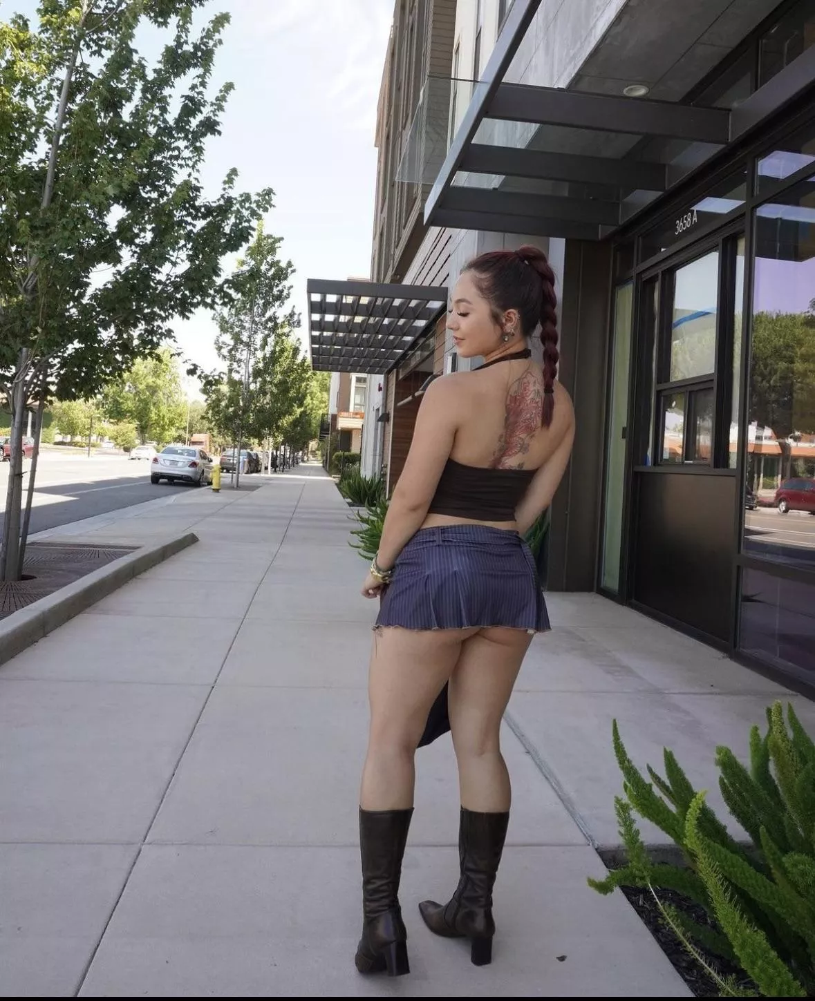 Is my butt too big or is the skirt too short 😜