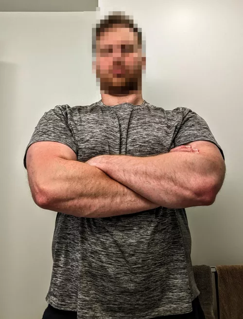 My Forearms Get Huge When I Cross Them