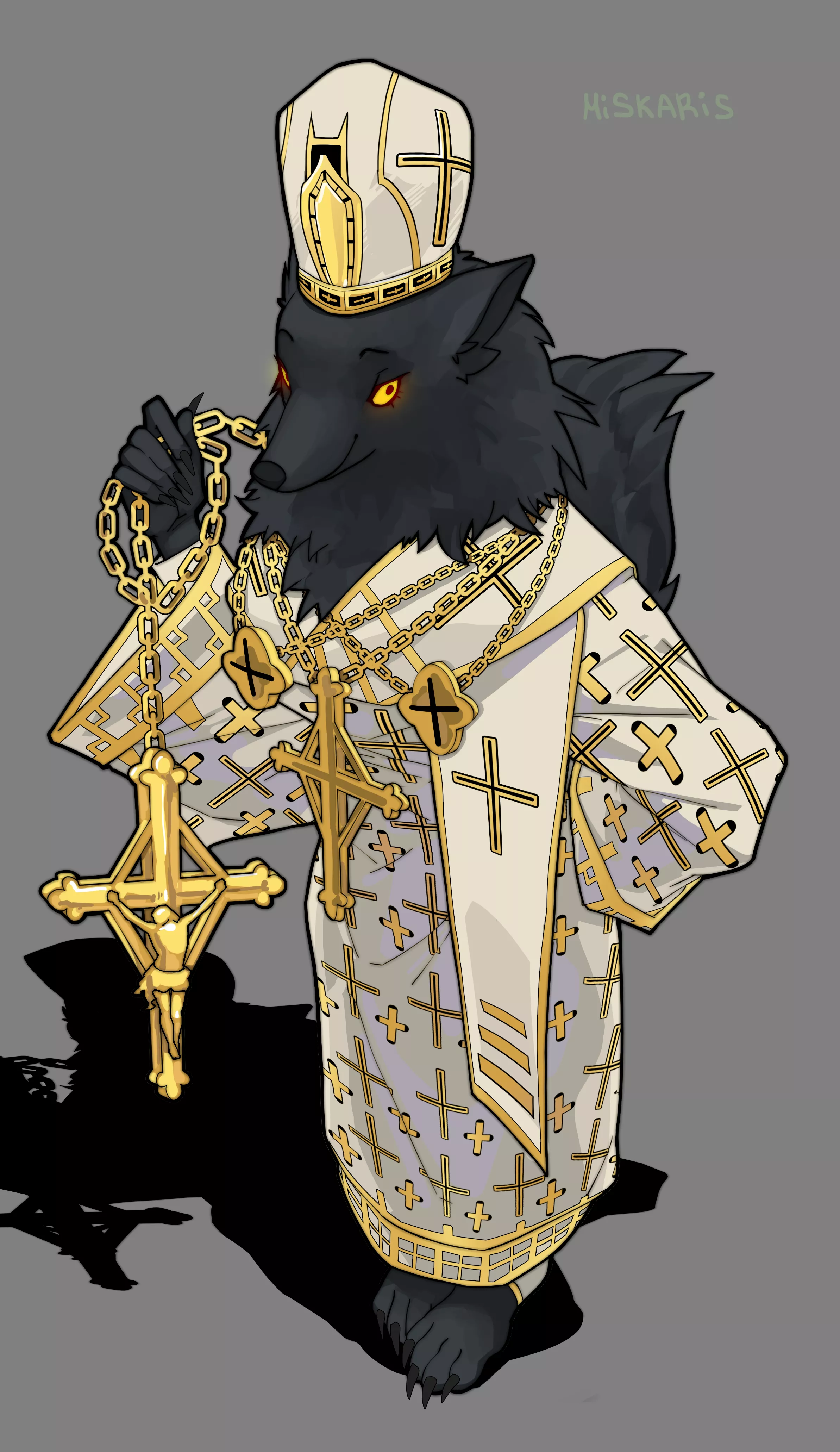 My OC (my art @miskaris228)