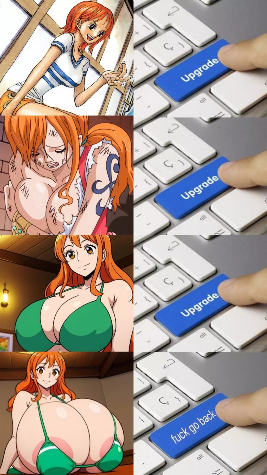 Nami Boob Growth Meme