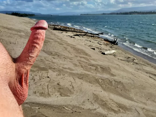 Not really a nude beach, but no one else was around