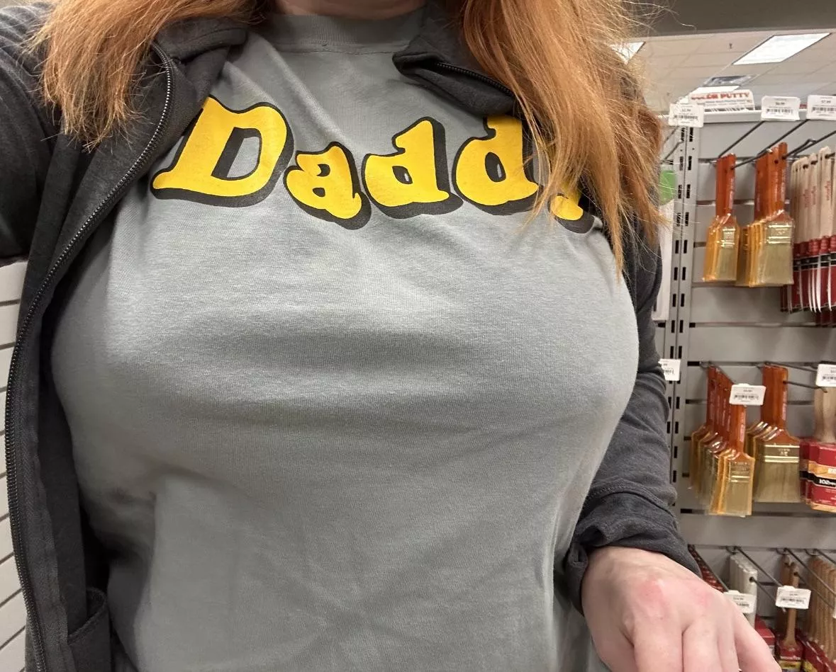 Quick run to the paint store. I wonder if any of contractors noticed?