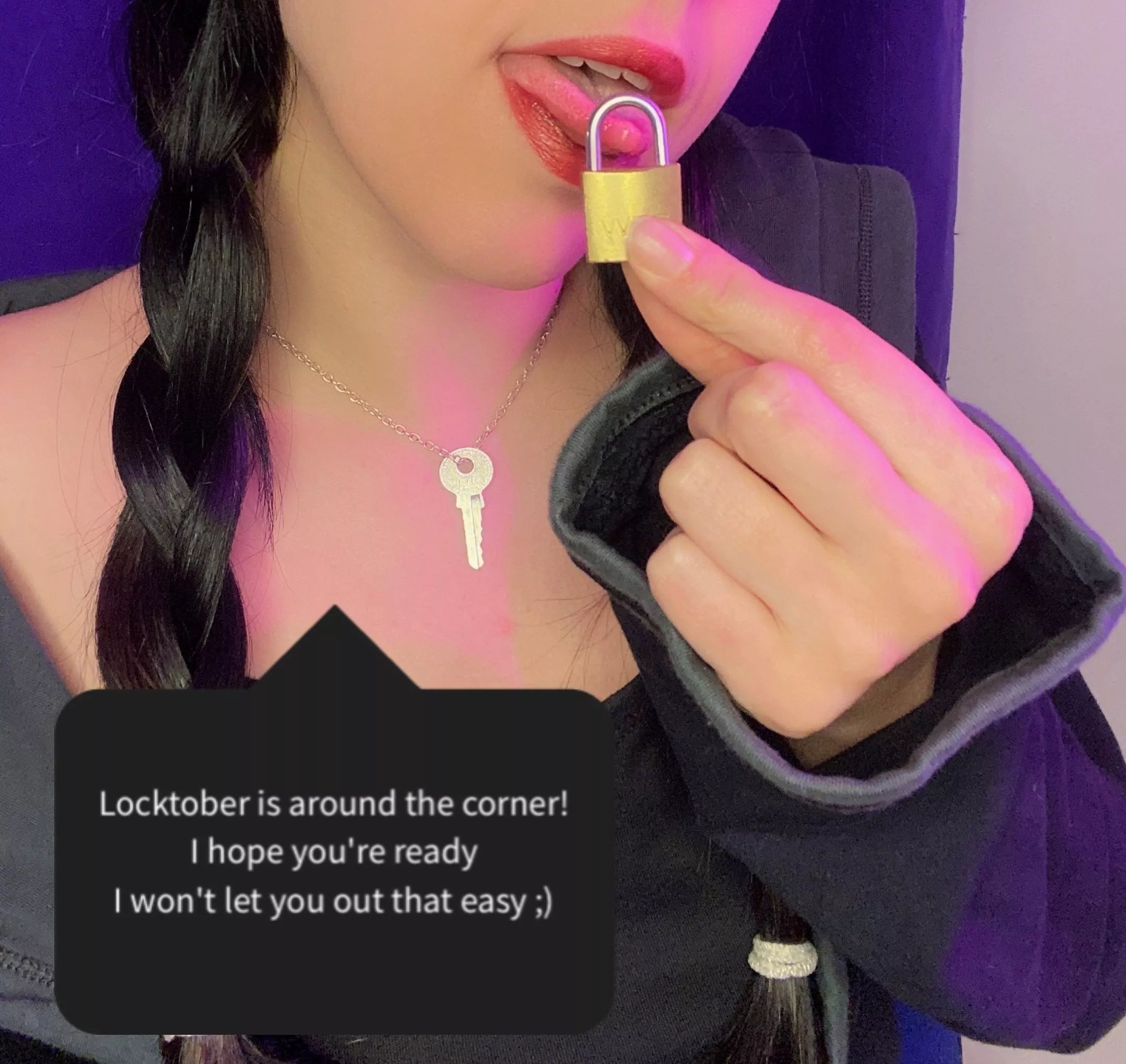 Stay locked with me on Locktober, I'm going to teach you how to be a good boy