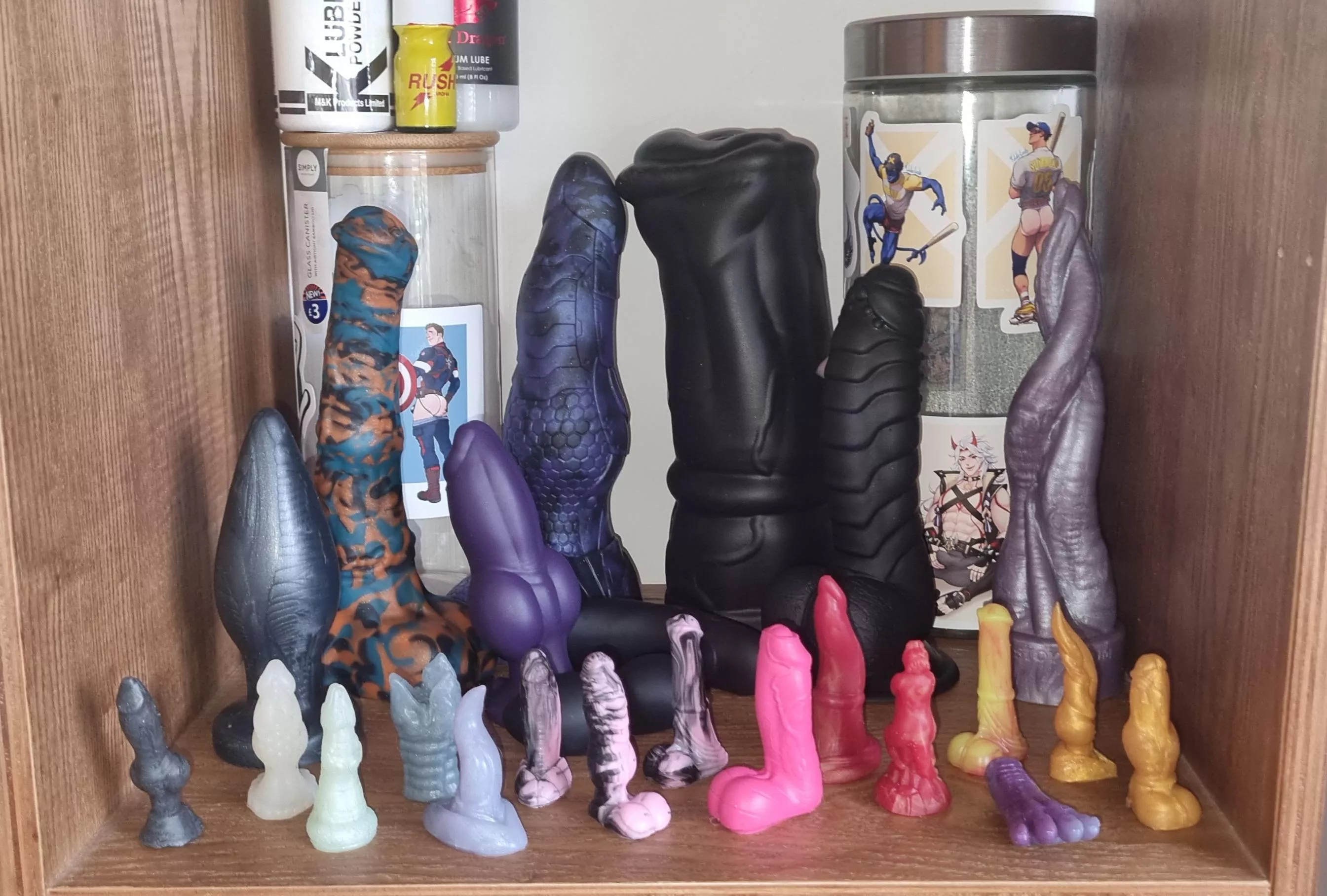 toys so far, im obsessed with bad dragon