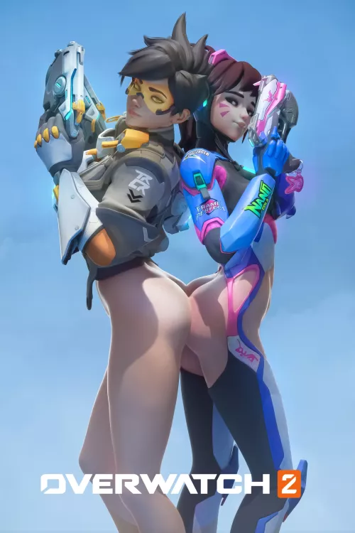 Tracer and D.va (rekkakun)