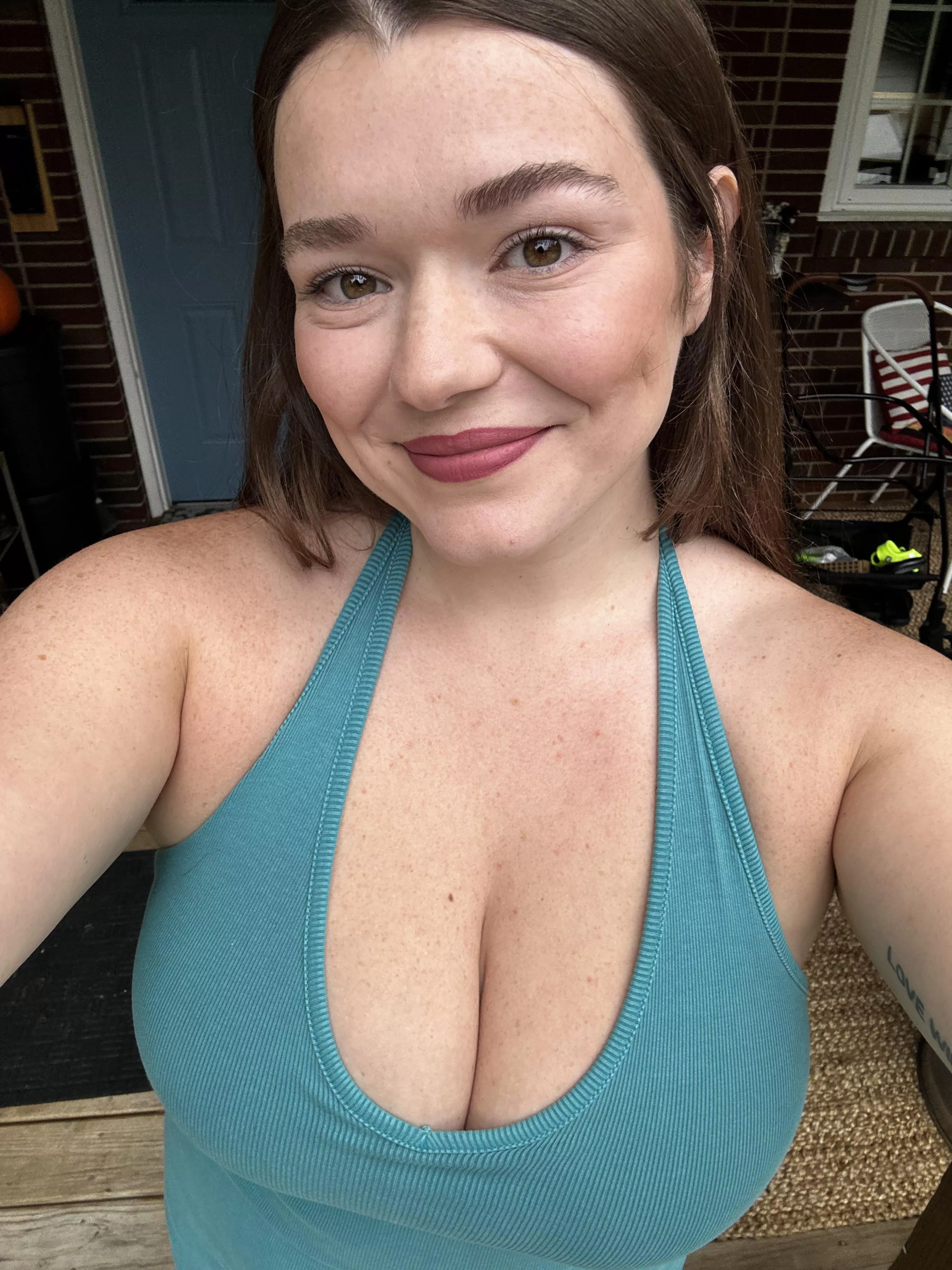 Trying out a new dress