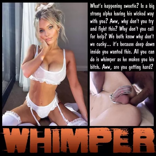 WHIMPER [chastity] [cuckold] [bi]