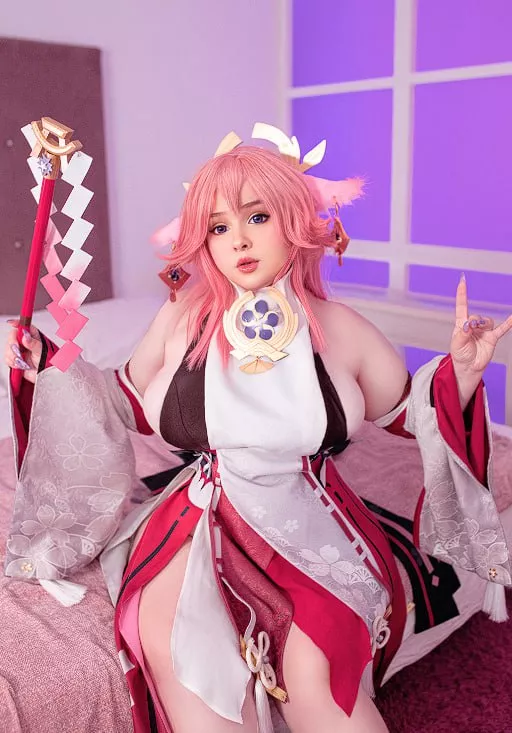 Yae Miko from Genshin impact by Bunnie_wifey