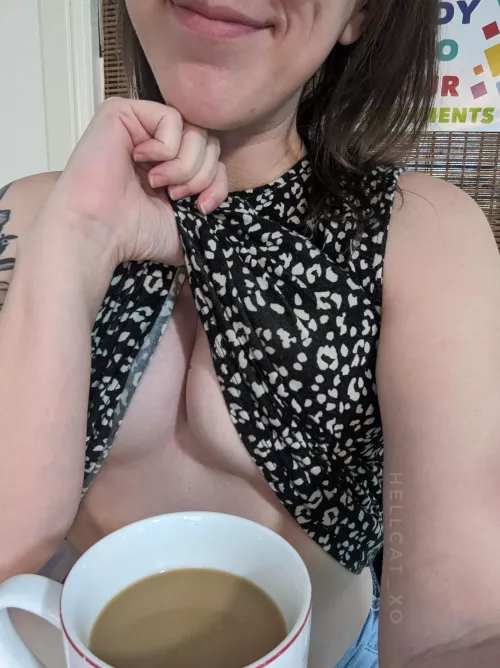 a teacher armed with coffee to make it through the final stretch