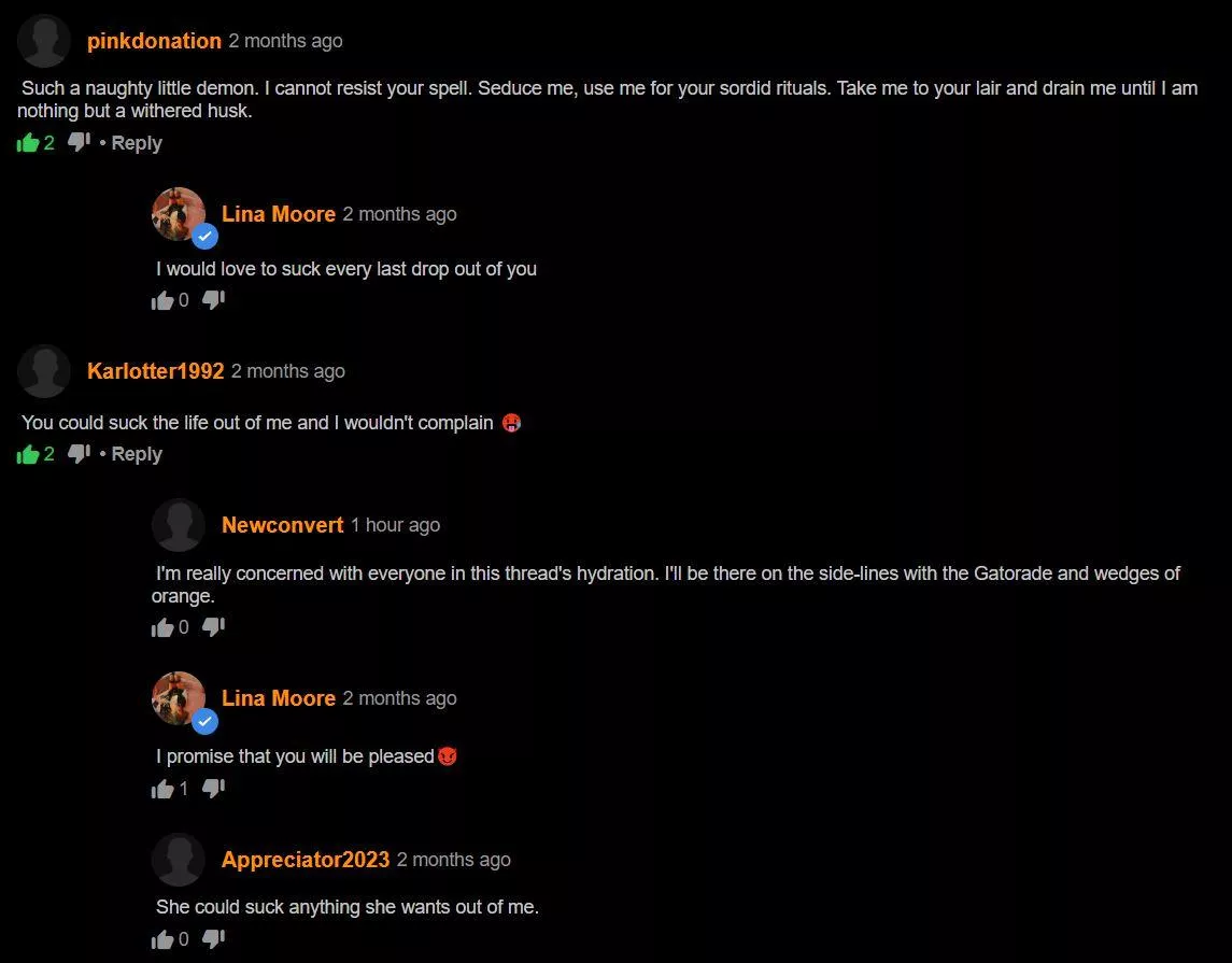 Countering the threat of demonic draining with Gatorade and citrus slices.