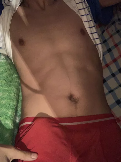 Do you think my teenage cock is enough for you? 🤤🍆😈