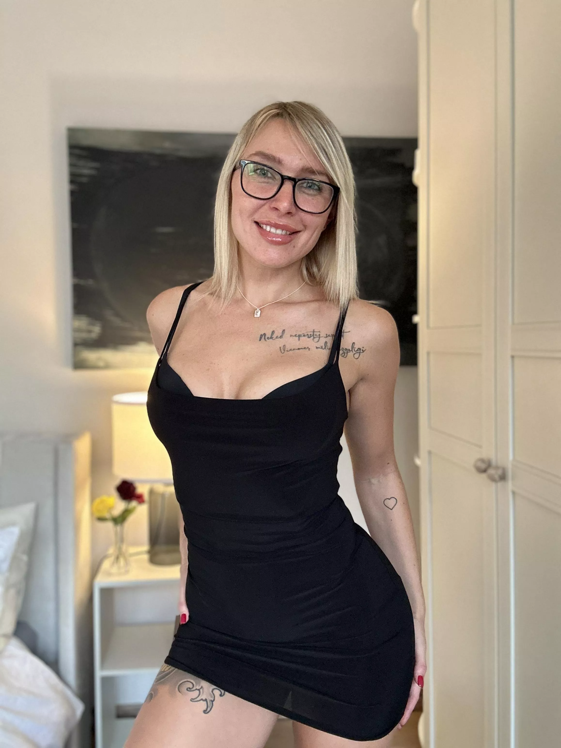 Good girls would never wear panties with tight dresses