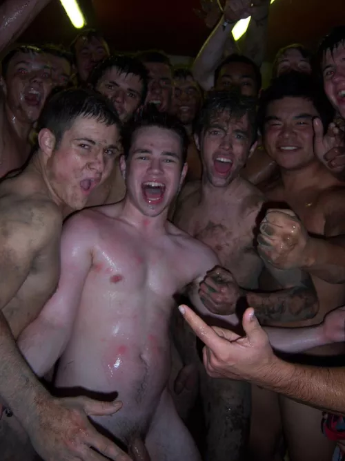 Muddy Team Celebration