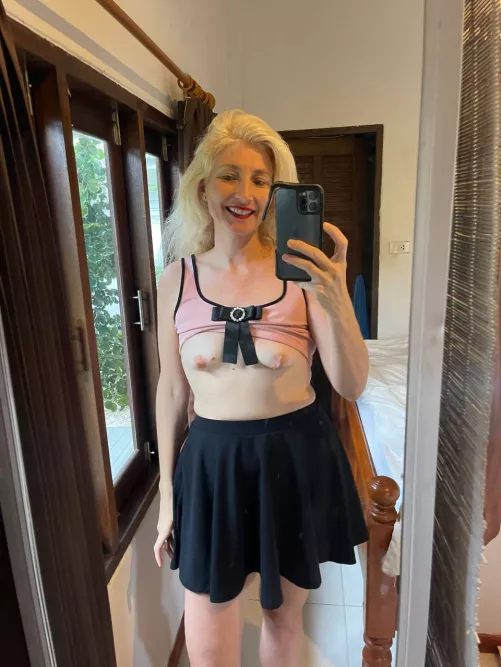 Need some cream around my cute tits