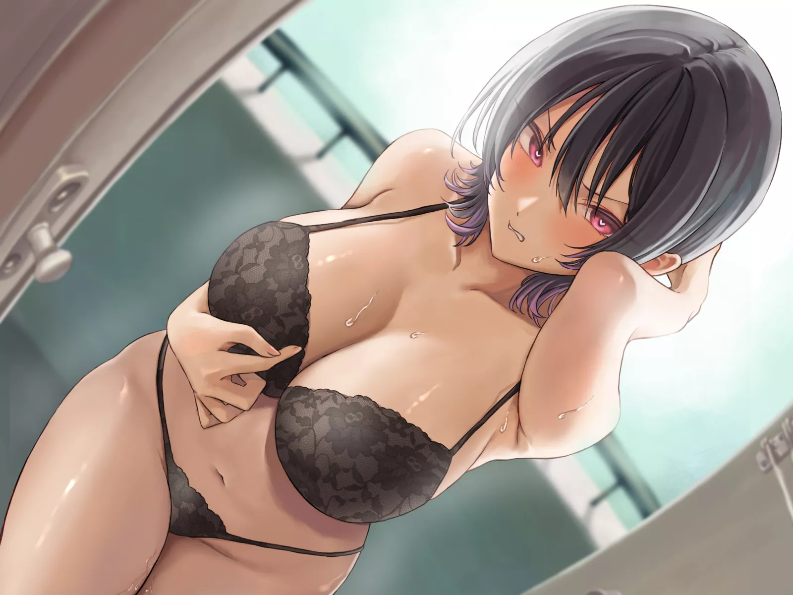 Neighbour at the door [Artist's Original]