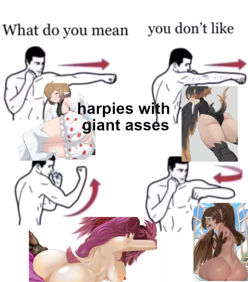 Rise up, harpy gang.