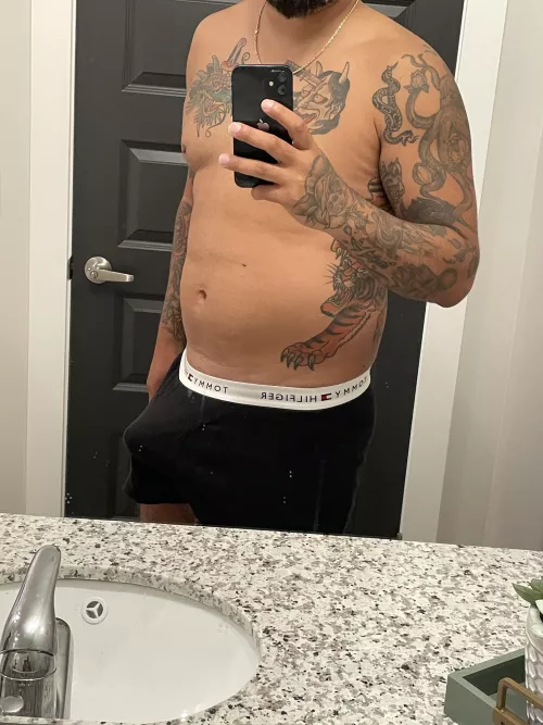 Tattooed dad bod