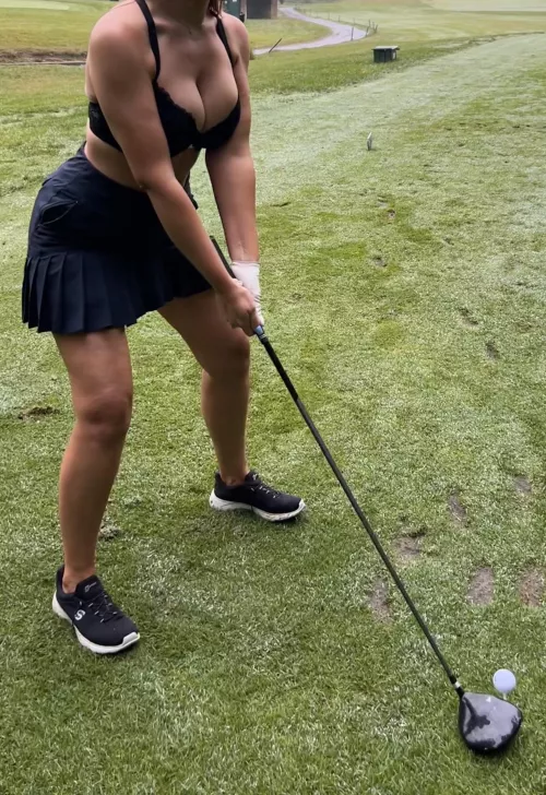 What you doin if you pull up to the tee and see this?