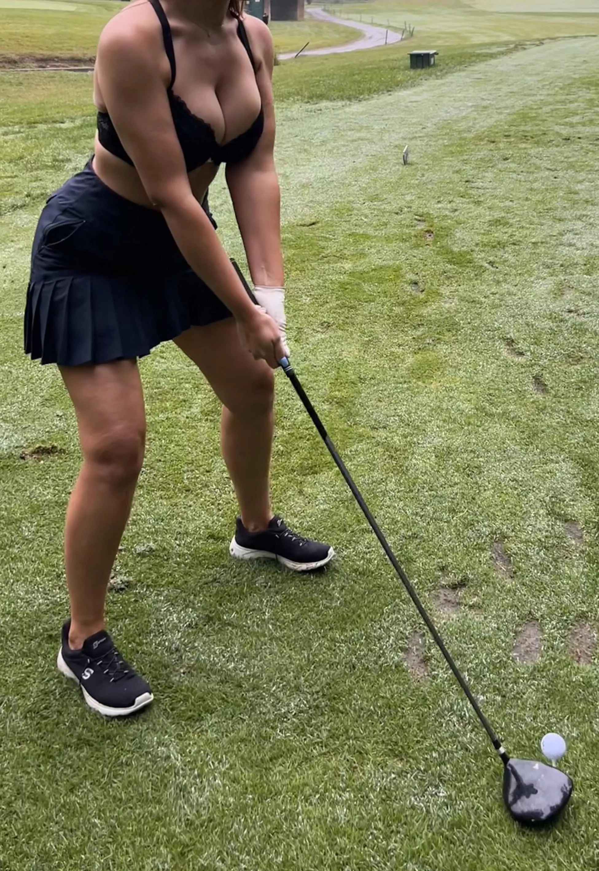 What you doin if you pull up to the tee and see this?