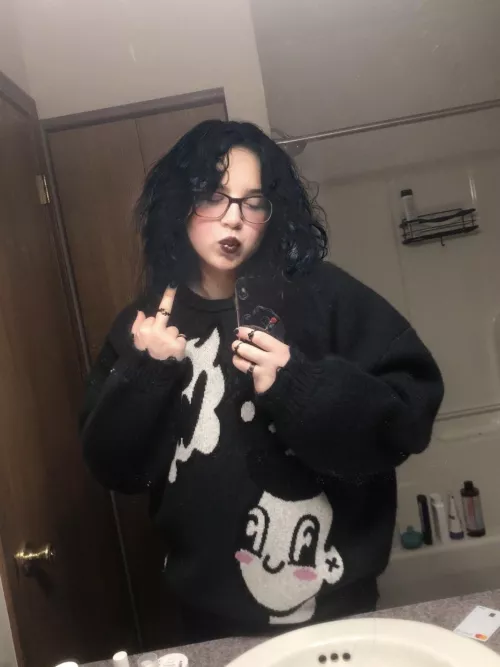 5,1, 19, virgin goth girl, if i were in a porno what would you want to happen to me?