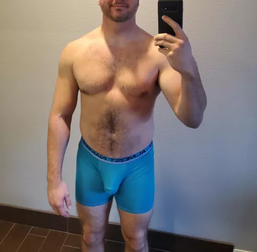 A little too the left