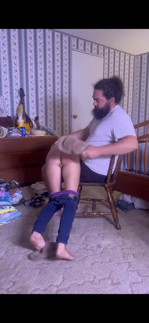 A proper slippering!