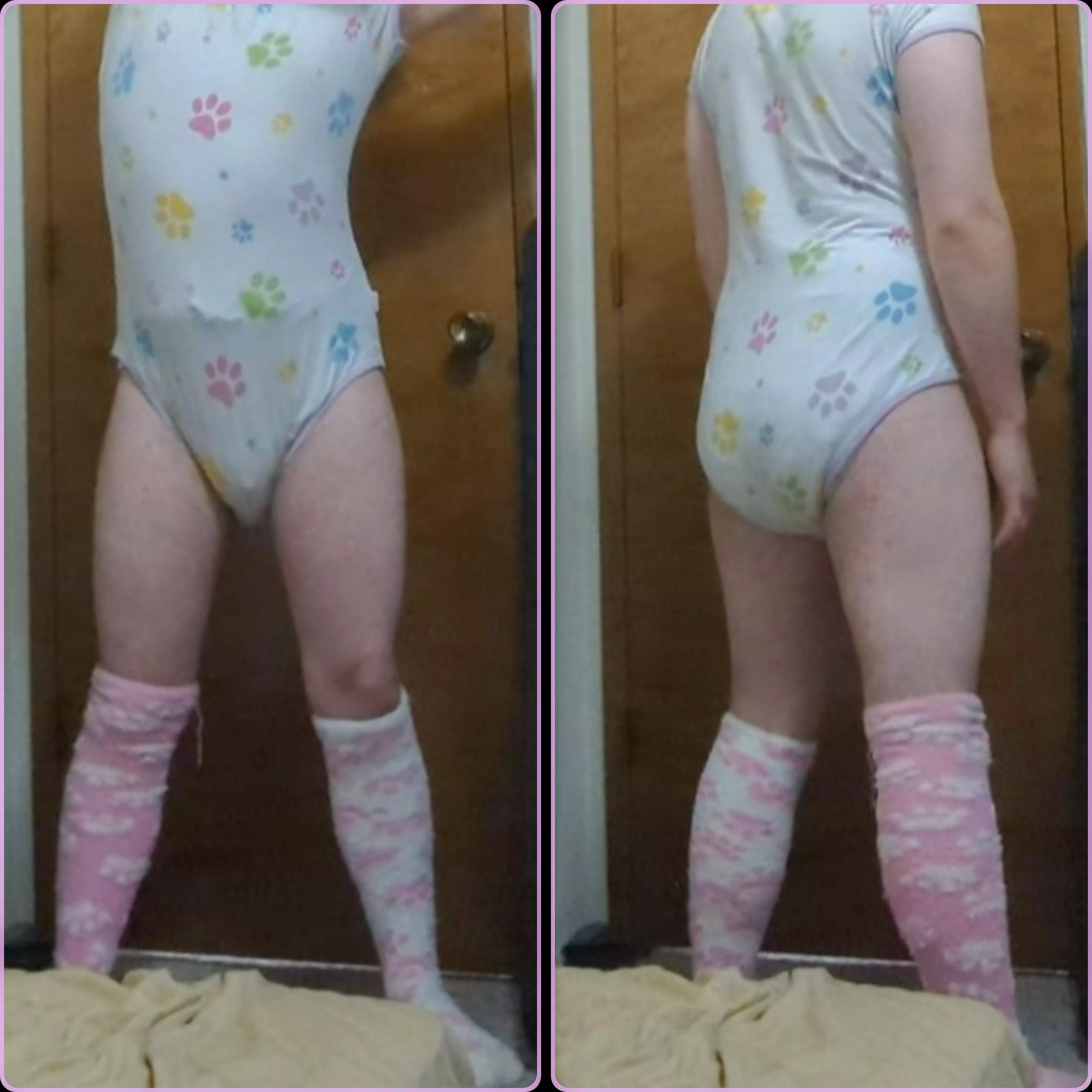 Does anyone else just use cloth diapers as pajamas and no messing or wetting?